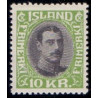 Island. 1931-33. Chr. X Ny gravering. 10 kr. AFA nr. 166  **/*   postfrisk st. stemplet FDC