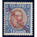 Island. 1933. General Balbos/Hópflug Ítala 1933. 1 kr. AFA nr. 171  **   postfrisk st. stemplet FDC