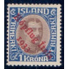 Island. 1933. General Balbos/Hópflug Ítala 1933. 1 kr. AFA nr. 171  **   postfrisk st. stemplet FDC