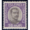Island Tjenstemærker 50 Aur. Chr. X. AFA nr. 39 **   stemplet st.