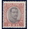 Island Tjenstemærker 5 Kr. Chr. X. AFA nr. 61 **  stemplet st.
