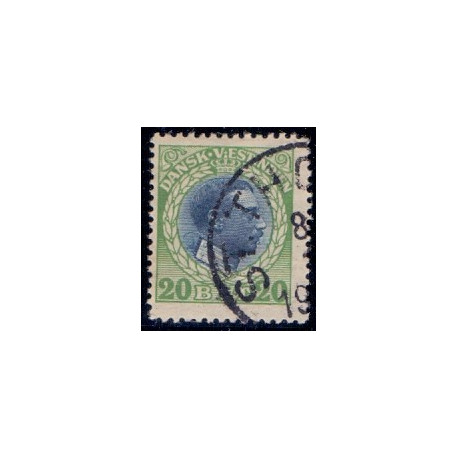 DWI. 1915-16 Kong Chr. X. 20 bit. AFA nr 47 **   /st.