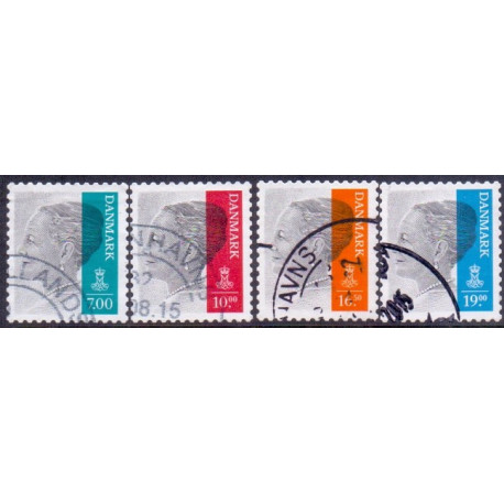 2014. Dr. Margrethe, Dagligmærker. AFA nr. 1799-1802 postfrisk    Stemplet FDC