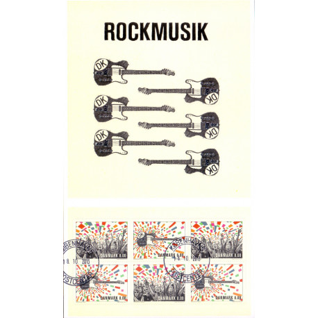 2013. Temaark. Rockmusik. AFA nr. T17 postfrisk stempelt