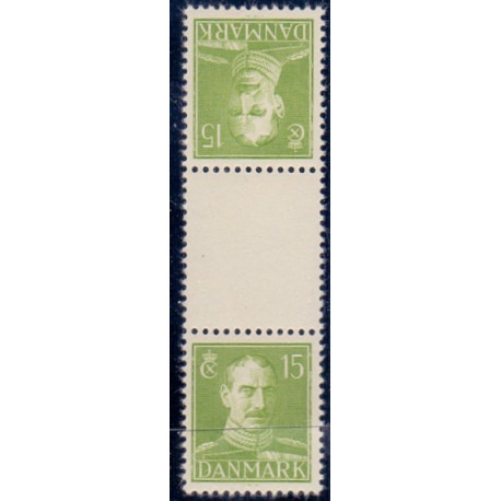 Danmark Tête-bêche 10 **/NHM stemplet/used