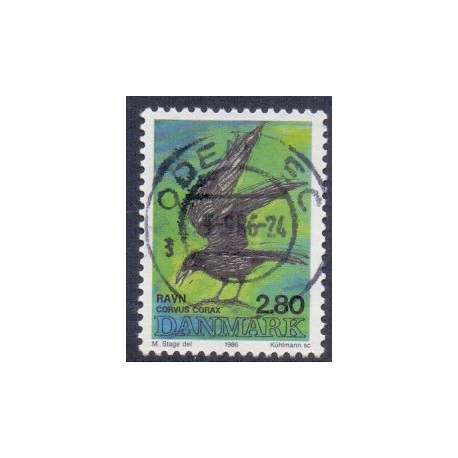 1986. Fugle. Variant. AFA nr. 864x stemplet