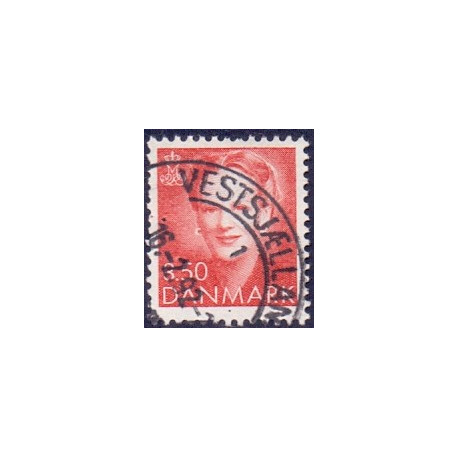 1990. Dr. Margrethe. Variant. AFA nr. 962x stemplet