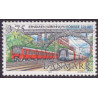 1997. Jernbanen med. variant: streg til højre for årstal.  AFA nr. 1148 stemplet