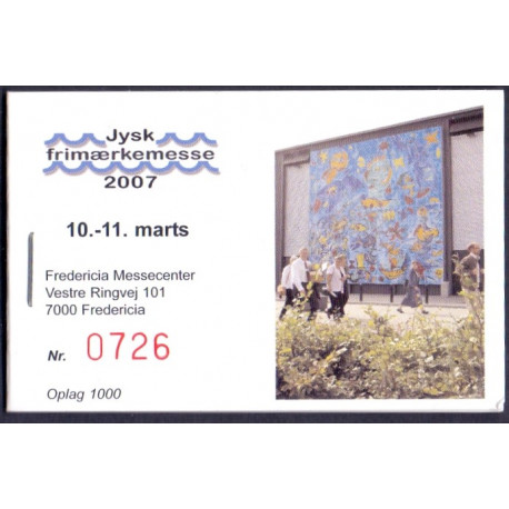 2007. Jysk Frimærkemesse hæfte oplag 1000