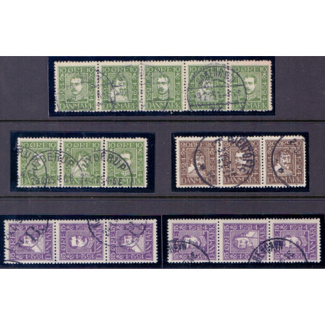 19024. Postvæsenets jubilæum, div. striber