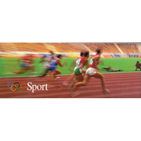 Sport, komplet miniarkhæfte AFA nr MH3 **       , postfrisk stemplet st. *