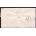 1863. 4 skilling, Stukken kant, brev fra København til Odense, med AFA nr 9