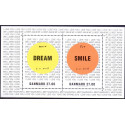 2018. Yoko One, miniark, AFA nr. 1934A, postfrisk    Stemplet FDC