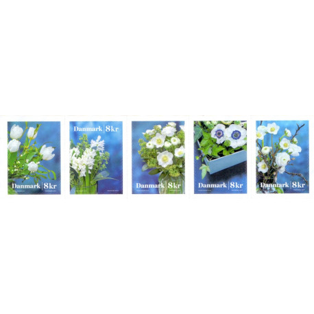 2017. Vinterblomster, AFA nr. 1916-20, postfrisk Stemplet FDC