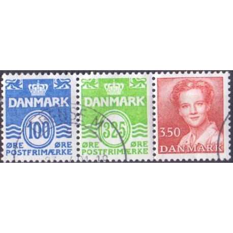 Hæftesammentryk. AFA nr. HS 14 **, postfrisk, stemplet FDC