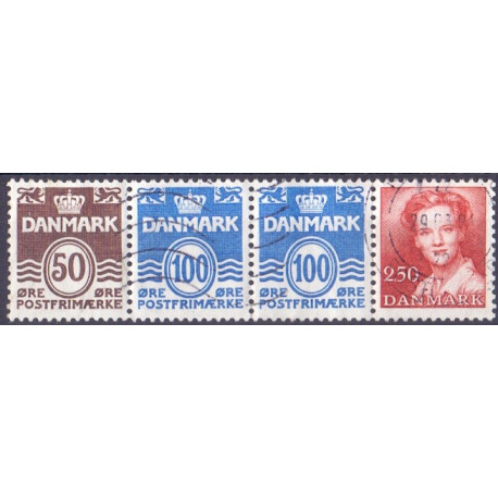 Hæftesammentryk. AFA nr. HS 6 **, postfrisk, stemplet FDC