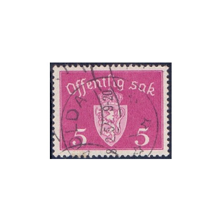 Norge. Tjenste. 1939-42. 5 Øre. AFA nr. 33 **   / st.