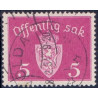 Norge. Tjenste. 1939-42. 5 Øre. AFA nr. 33 **   / st.