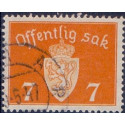 Norge. Tjenste. 1939-42. 7 Øre. AFA nr. 34 **     / st.
