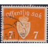 Norge. Tjenste. 1939-42. 7 Øre. AFA nr. 34 **     / st.