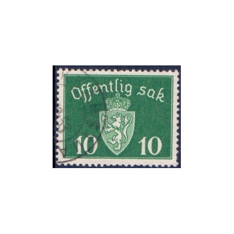 Norge. Tjenste. 1939-42. 10 Øre. AFA nr. 35 **    / st.