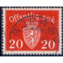Norge. Tjenste. 1939-42. 20 Øre. AFA nr. 36 **    / st.