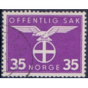 Norge. Tjenste. 1944. 35 Øre. AFA nr. 48 **    / st.