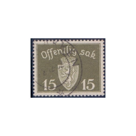 Norge. Tjenste. 1945. 15 Øre. AFA nr. 52 **   / st.