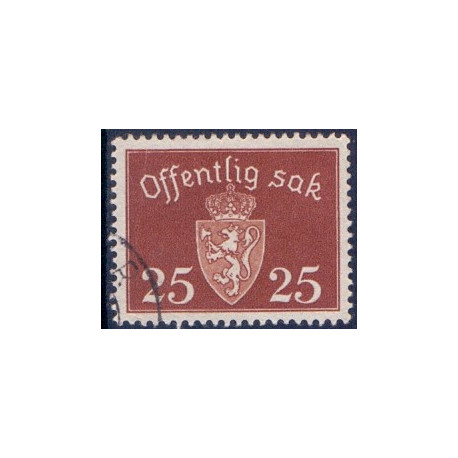 Norge. Tjenste. 1945. 25 Øre. AFA nr. 53 **   / st.