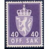 Norge. Tjenste. 1955-58. 40 Øre. AFA nr. 76 **              / st.