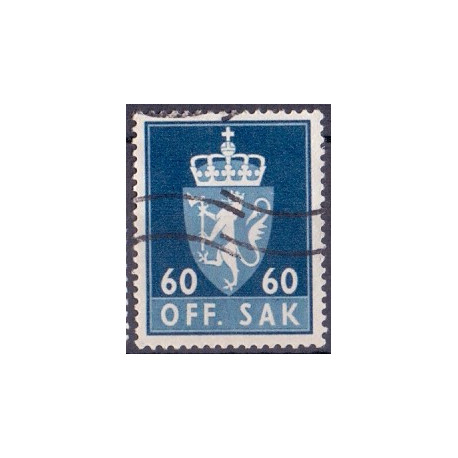 Norge. Tjenste. 1955-58. 60 Øre. AFA nr. 81 **            / st.