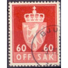 Norge. Tjenste. 1955-58. 60 Øre. AFA nr. 82 **            / st.