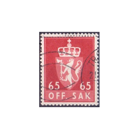 Norge. Tjenste. 1955-58. 65 Øre. AFA nr. 83 **           / st.