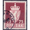 Norge. Tjenste. 1955-58. 75 Øre. AFA nr. 85 **         / st.