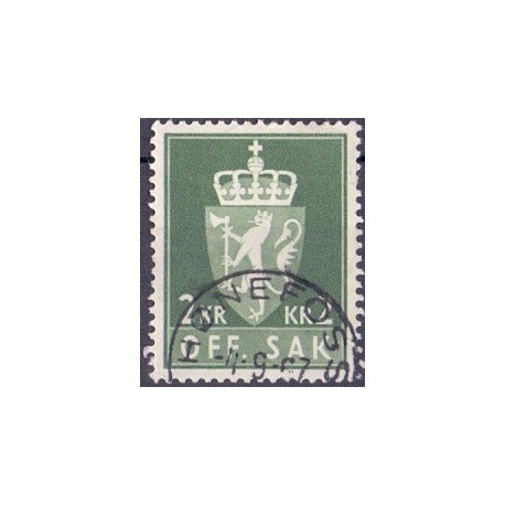 Norge. Tjenste. 1955-58. 2 kr. AFA nr. 89 **        / st.