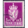 Norge. Tjenste. 1955-58. 5 kr. AFA nr. 90 **        / st.