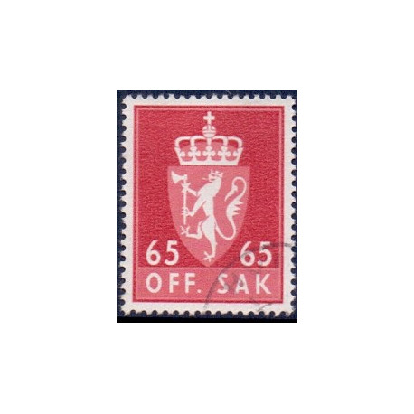 Norge. Tjenste. 1968-75. 65 Øre. AFA nr. 83F **         / st.