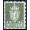 Norge. Tjenste. 1968-75. 2 kr. AFA nr. 89F **        / st.