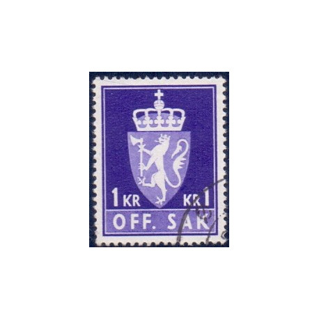Norge. Tjenste. 1968-75. 1 kr. AFA nr. 88F **        / st.