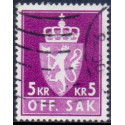 Norge. Tjenste. 1968-75. 5 kr. AFA nr. 90F **       / st.