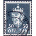 Norge. Tjenste. 1969-75. 50 Øre. AFA nr. 91 **       / st.
