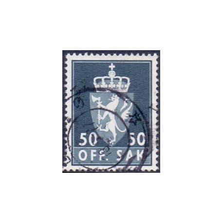 Norge. Tjenste. 1969-75. 50 Øre. AFA nr. 91 **       / st.