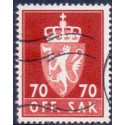 Norge. Tjenste. 1969-75. 70 Øre. AFA nr. 93 **       / st.