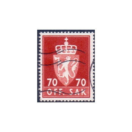 Norge. Tjenste. 1969-75. 70 Øre. AFA nr. 93 **       / st.