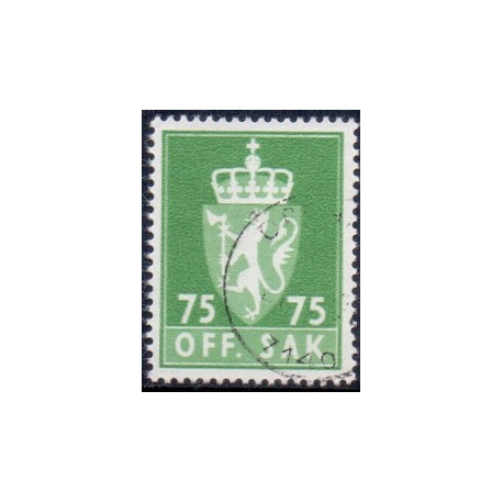 Norge. Tjenste. 1969-75. 75 Øre. AFA nr. 94 **      / st.