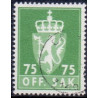 Norge. Tjenste. 1969-75. 75 Øre. AFA nr. 94 **      / st.
