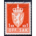 Norge. Tjenste. 1969-75. 1 kr. AFA nr. 97 **      / st.