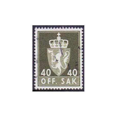 Norge. Tjenste. 1976-82. 40 Øre. AFA nr. 104 **      / st.