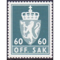 Norge. Tjenste. 1976-82. 60 Øre. AFA nr. 106 **      / st.
