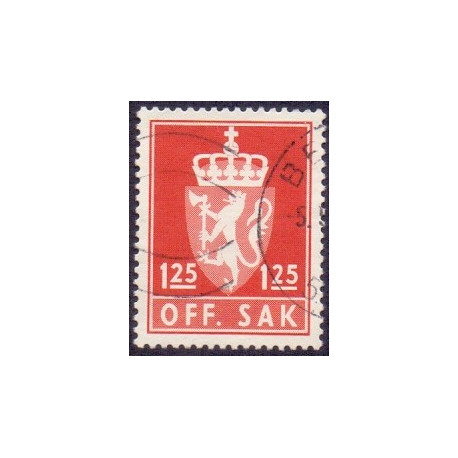 Norge. Tjenste. 1976-82. 1,25 kr. AFA nr. 111a **     / st.